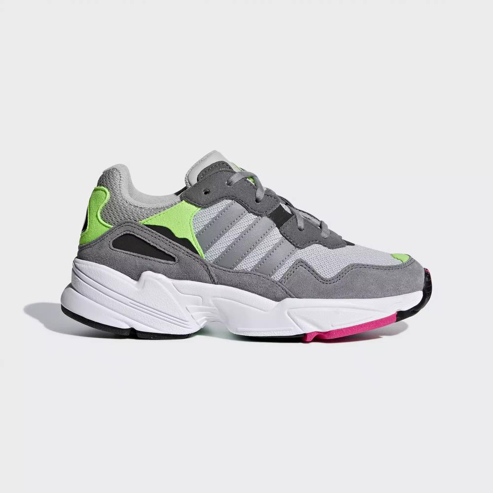 Adidas Yung-96 Tenis Grises Para Niña (MX-10461)